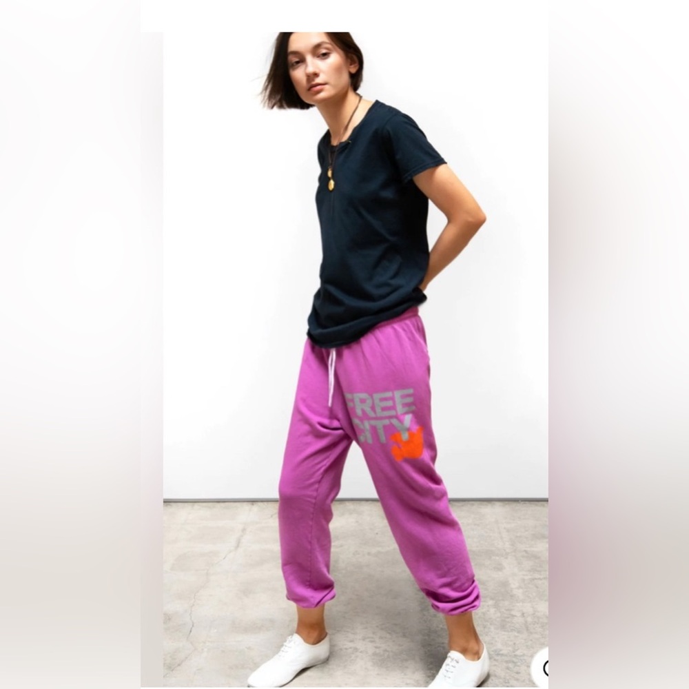 Free City Iconic Sweatpants | No Flaws | Soft + Cozy- Size SMALL